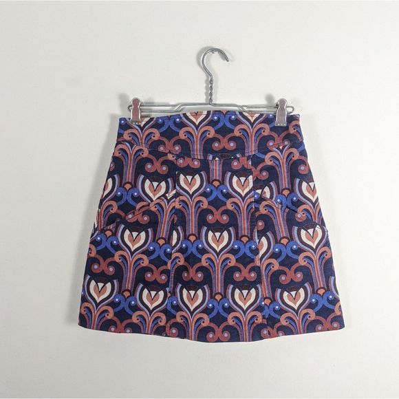 Zara Trafaluc retro style cord mini skirt small - Picture 1 of 6
